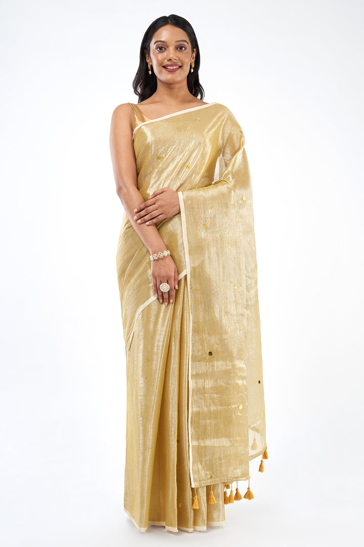 Teejh Dhoop Chandani Raga Tissue Saree