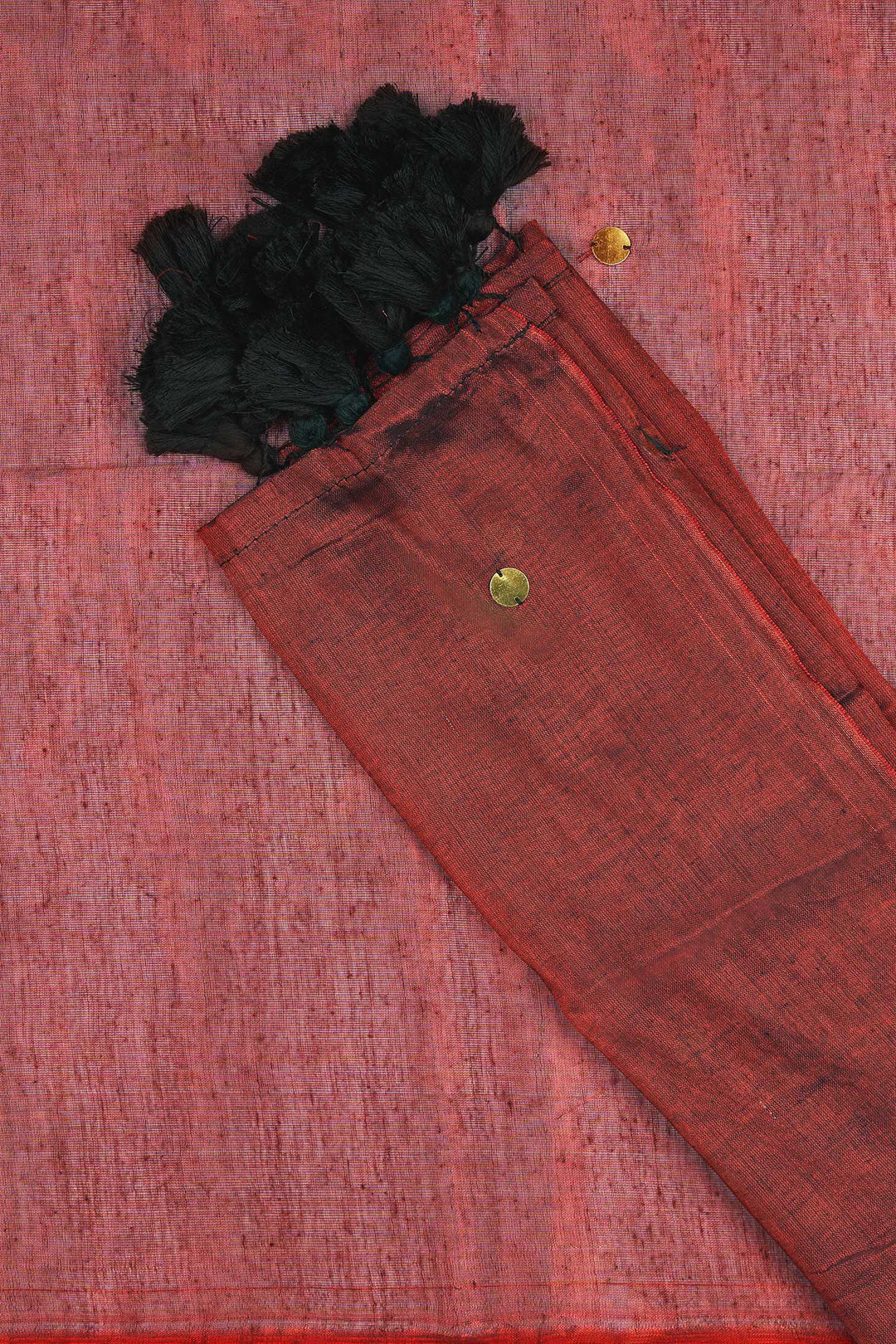 Teejh Laal Mirchi Raga Tissue Saree