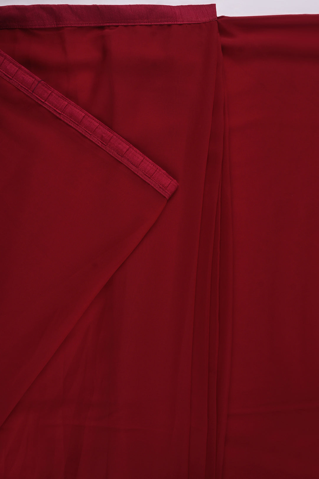 Teejh Farah Red Georgette Ready to Drape Saree