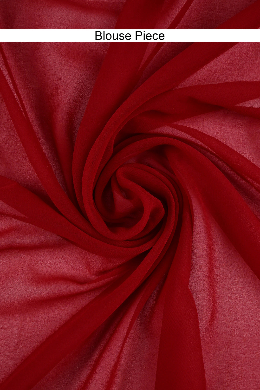 Teejh Farah Red Georgette Ready to Drape Saree