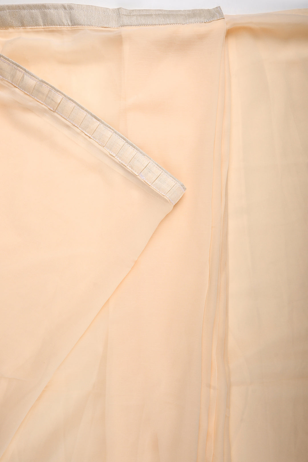 Teejh Farah Peach Georgette Ready to Drape Saree