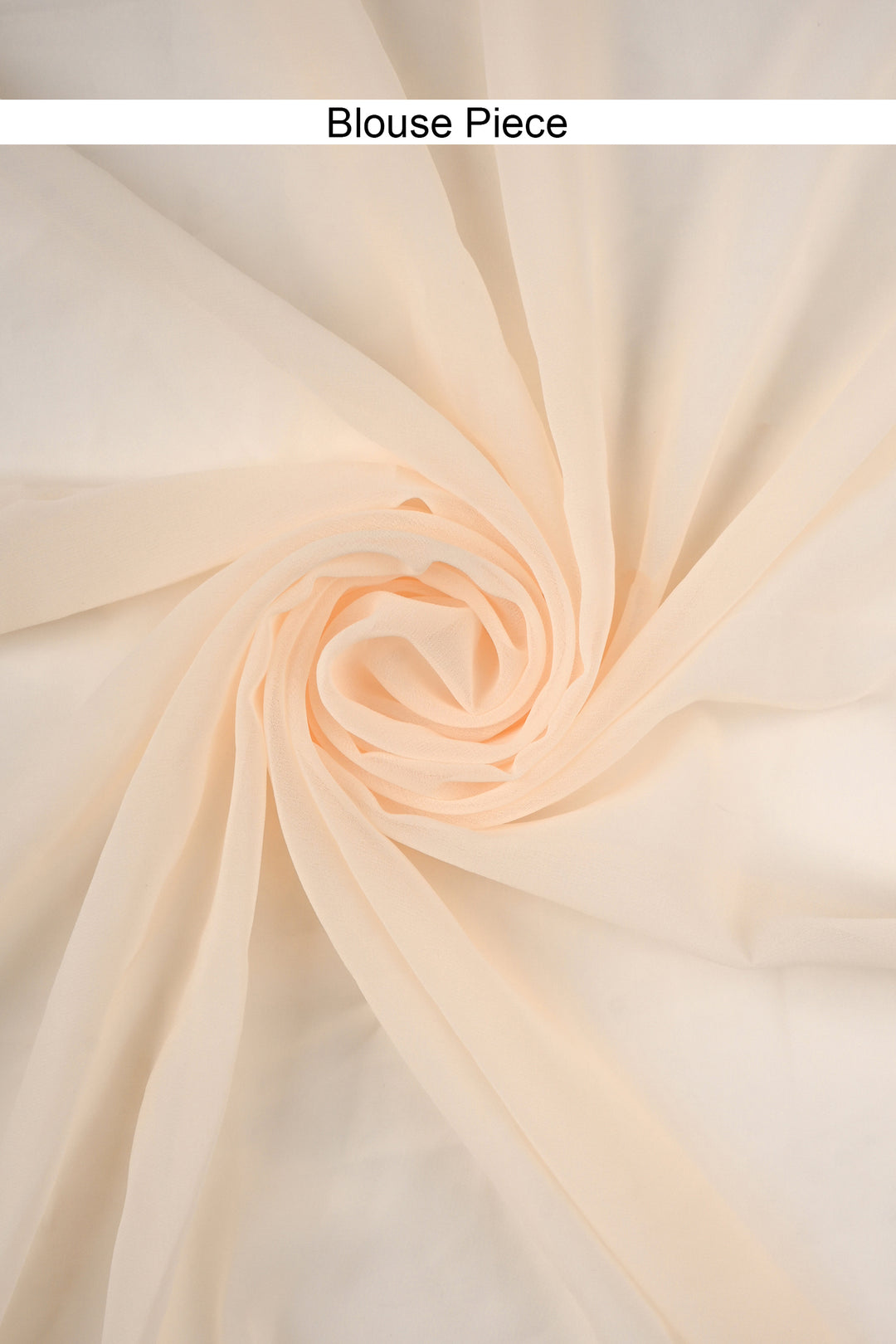 Teejh Farah Peach Georgette Ready to Drape Saree
