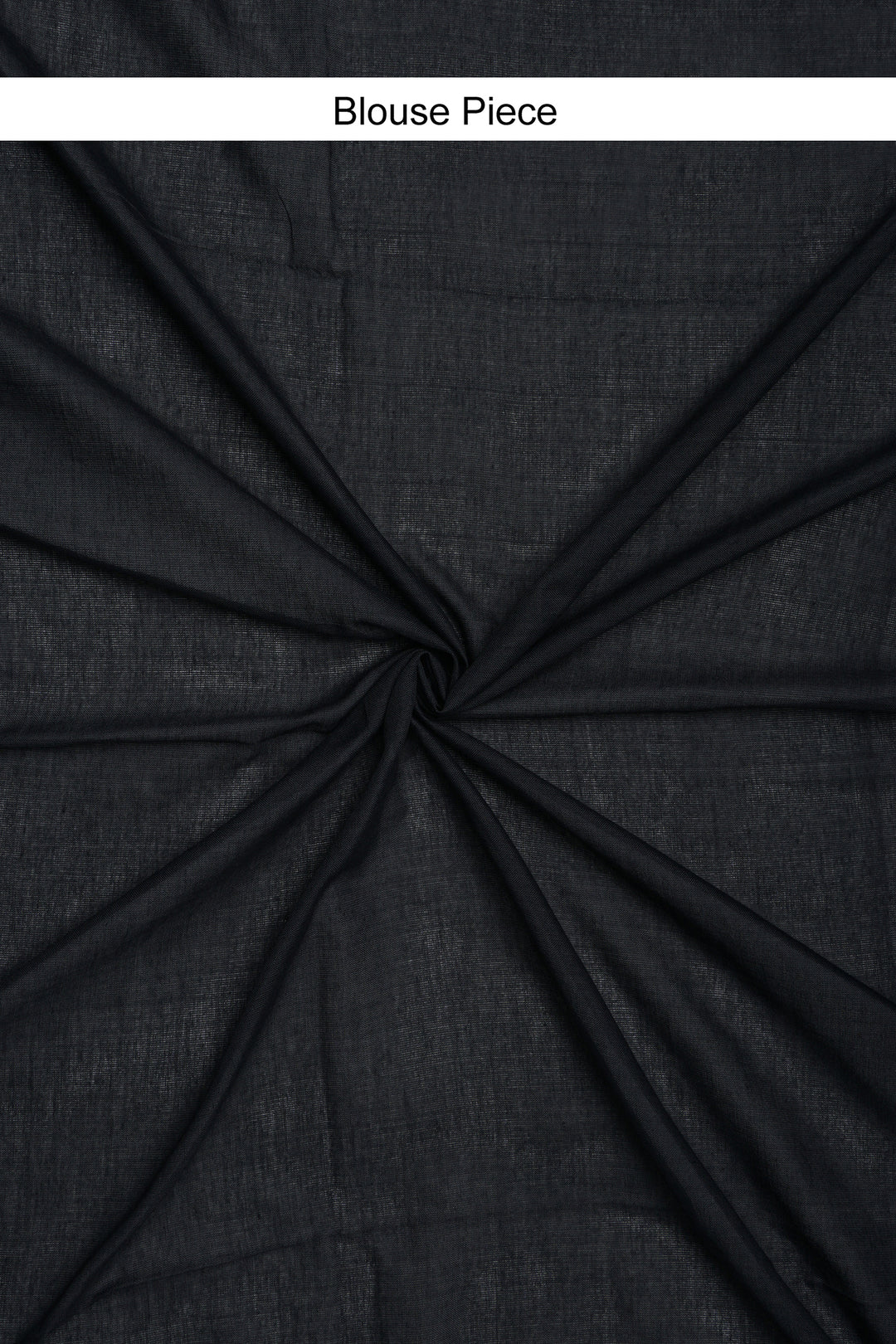 Teejh Dusk and Dawn Black Hand Woven Cotton Tissue  Saree with Blouse Piece