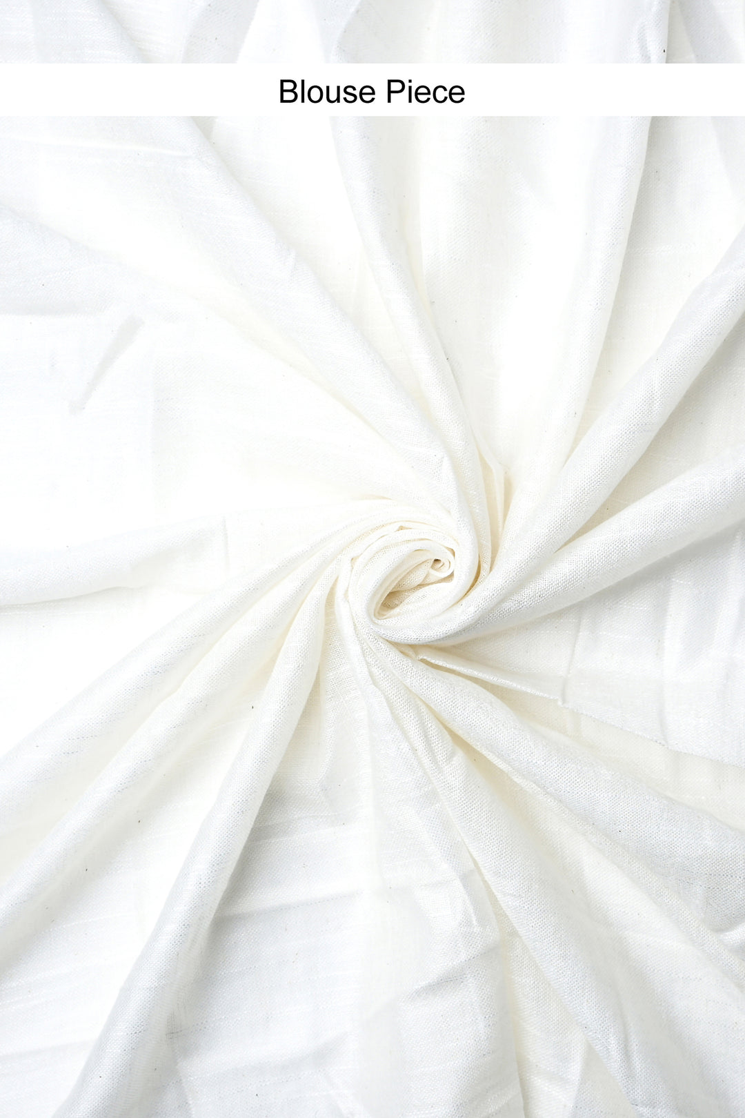 Teejh Floral Wave Red and White Linen Saree with Blouse Piece