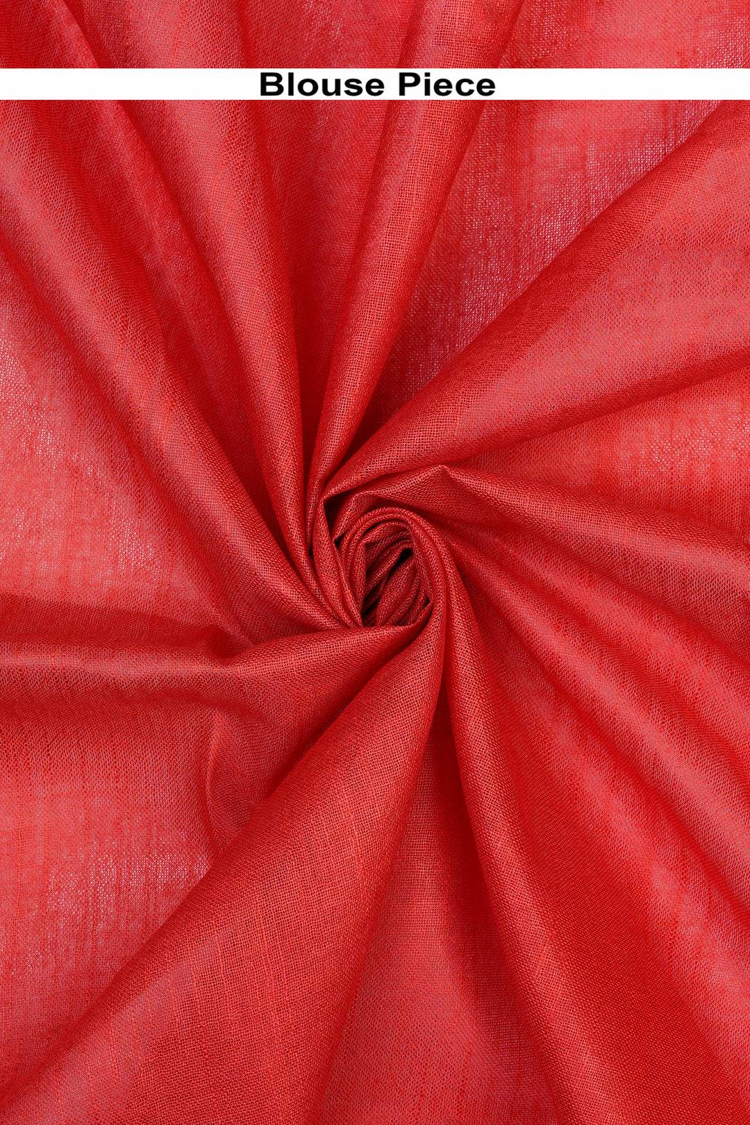 Teejh Kaya Red Zari Linen Saree