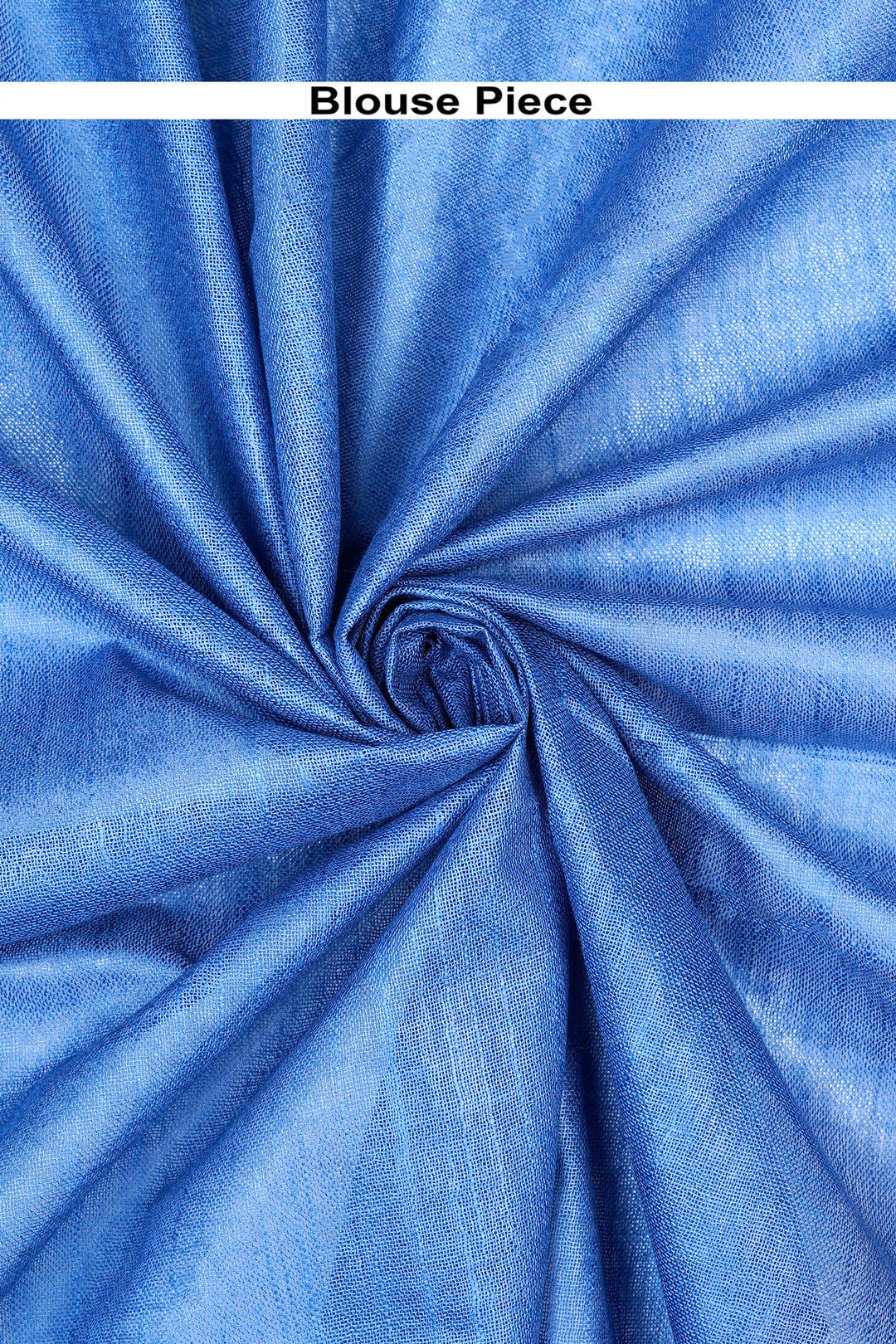 Teejh Kaya Blue Zari Linen Saree
