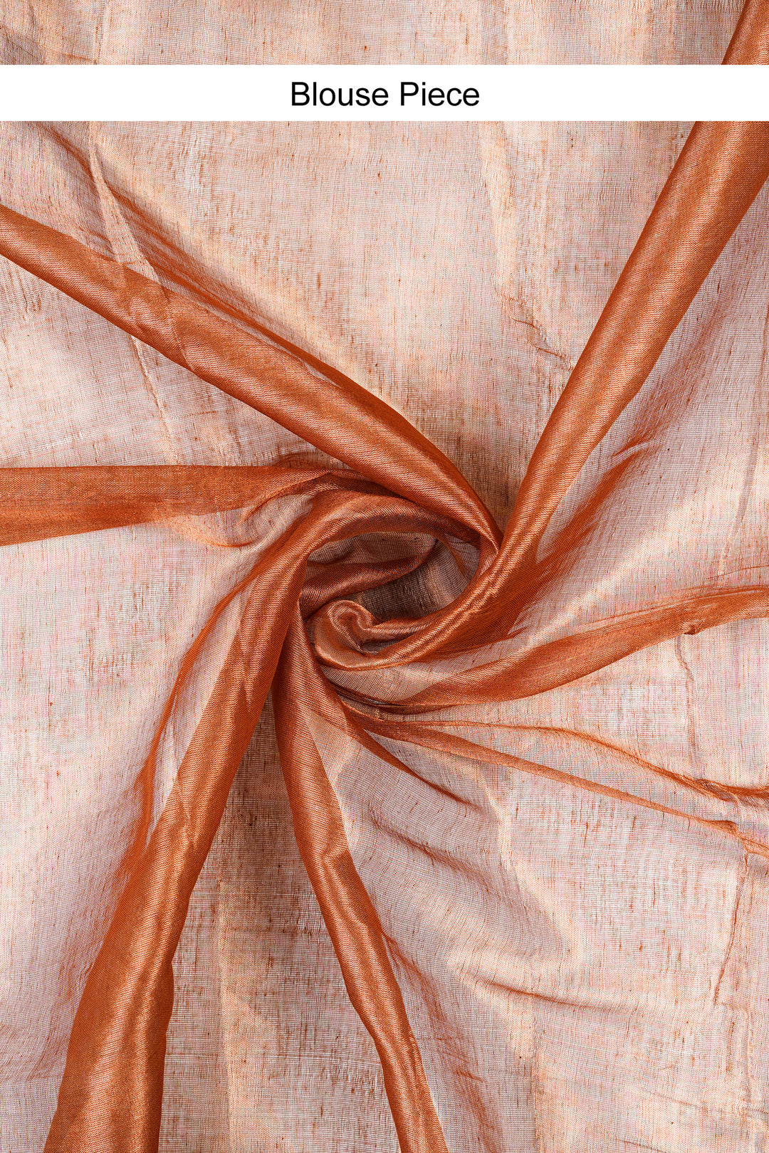 Teejh Trishika Copper Brown Tissue Saree