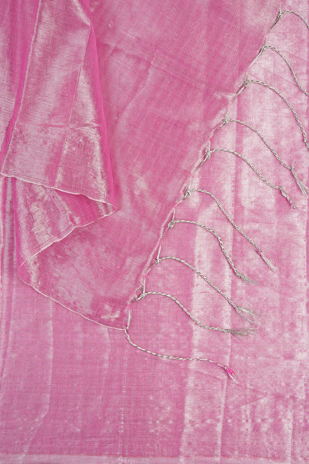 Teejh Trishika Pink Tissue Saree