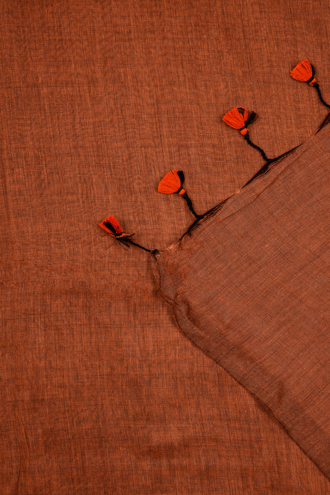 Teejh Ohana Plain Mulmul Cotton Saree