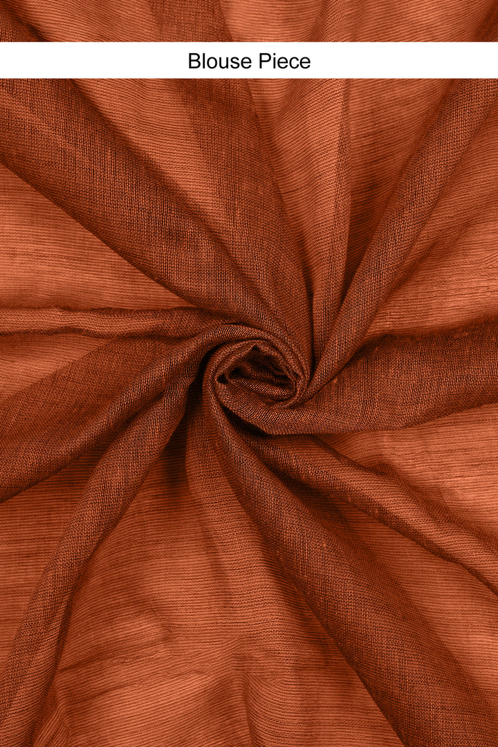 Teejh Ohana Plain Mulmul Cotton Saree