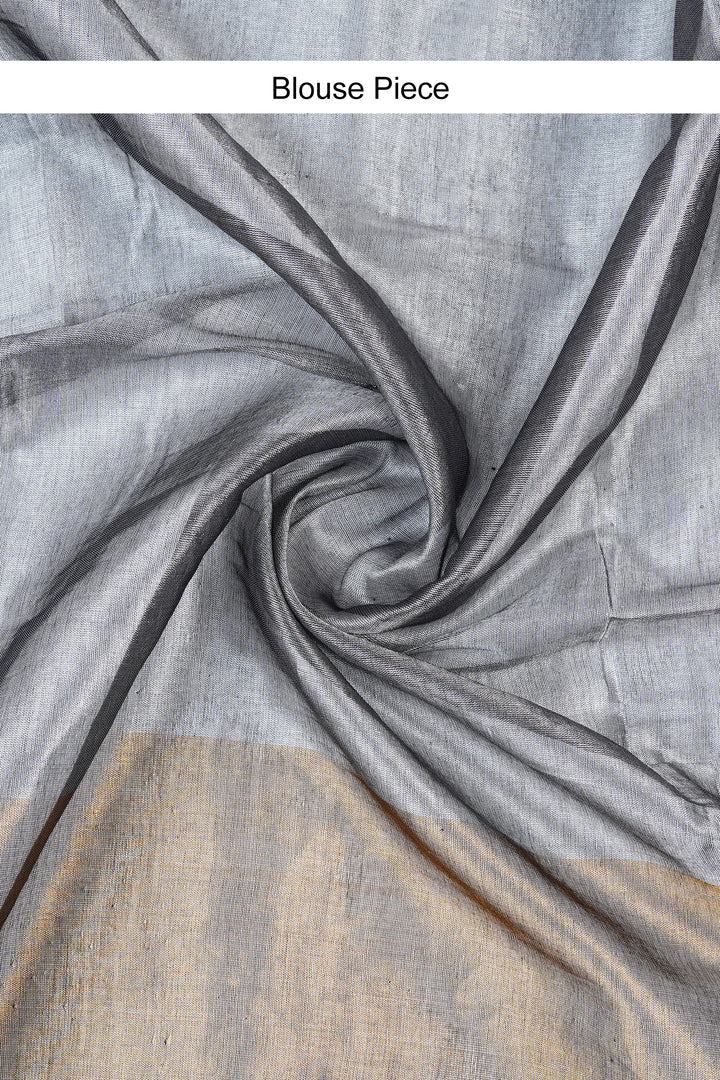 Teejh Aaryani Gold and Silver Tissue Silk Saree