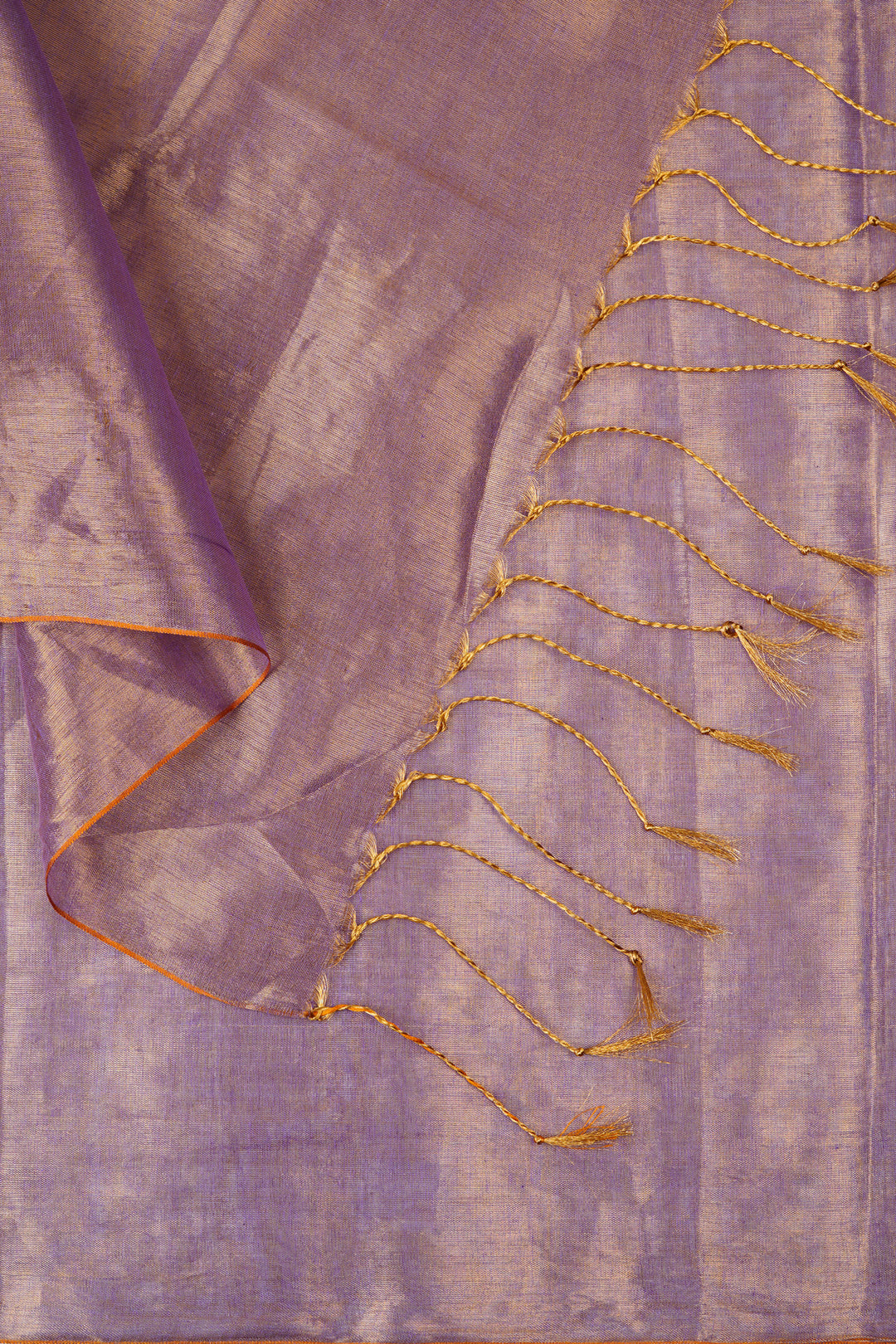 Teejh Trishika Purple Tissue Saree