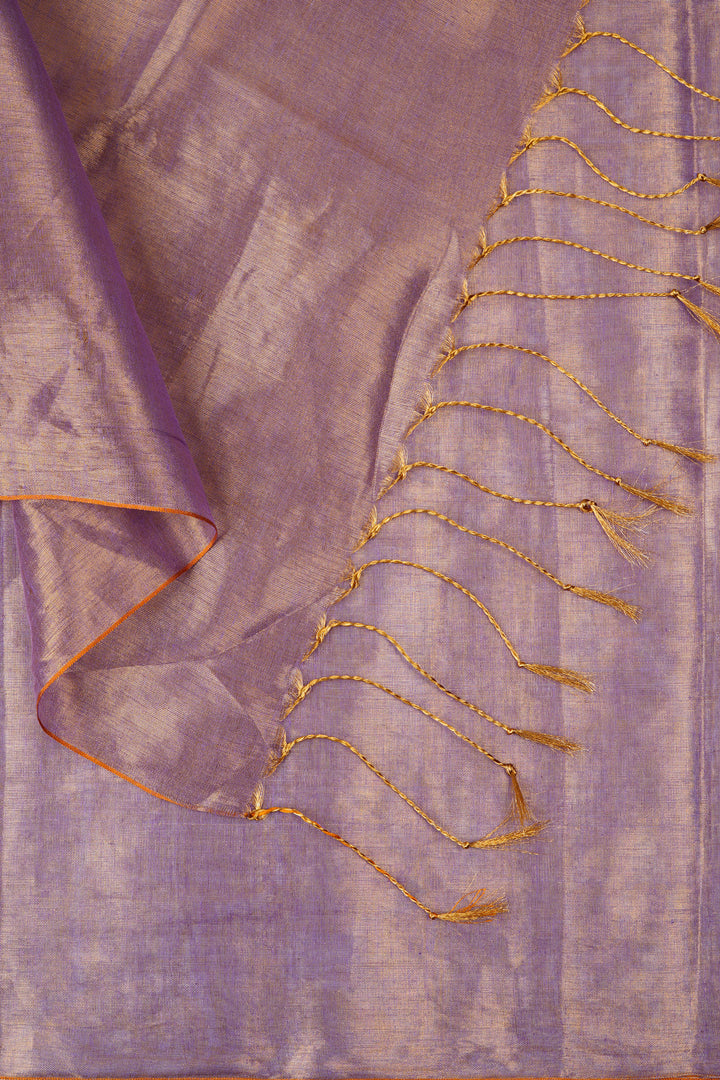 Teejh Trishika Purple Tissue Saree