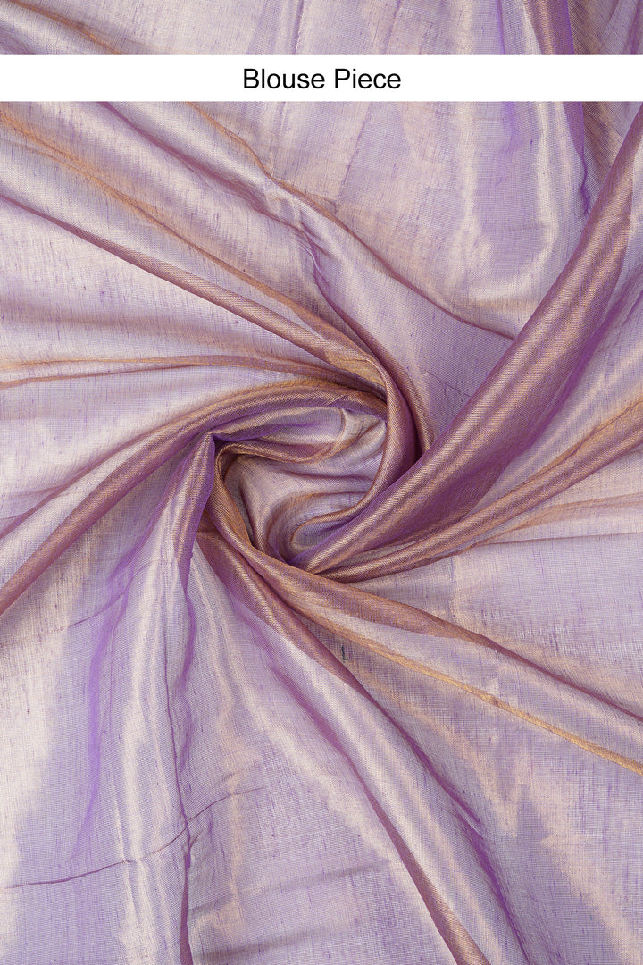 Teejh Trishika Purple Tissue Saree