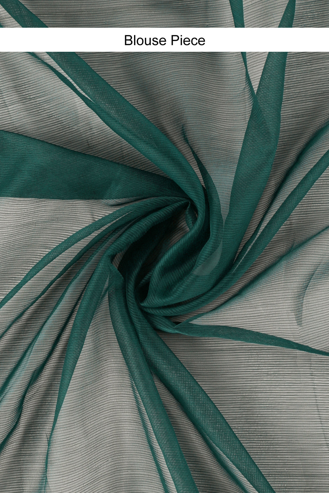 Teejh Sanah Persian Green Chiffon Ready to Drape Saree