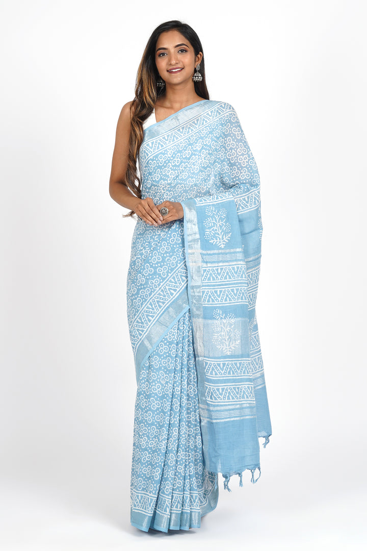 Teejh Parvati Linen Saree