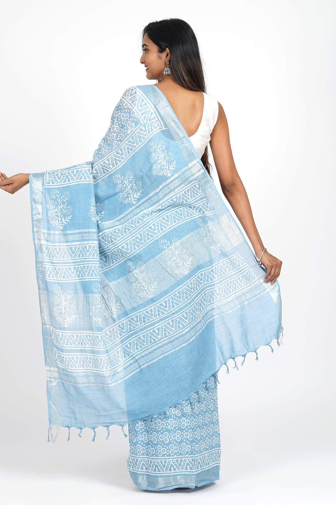 Teejh Parvati Linen Saree