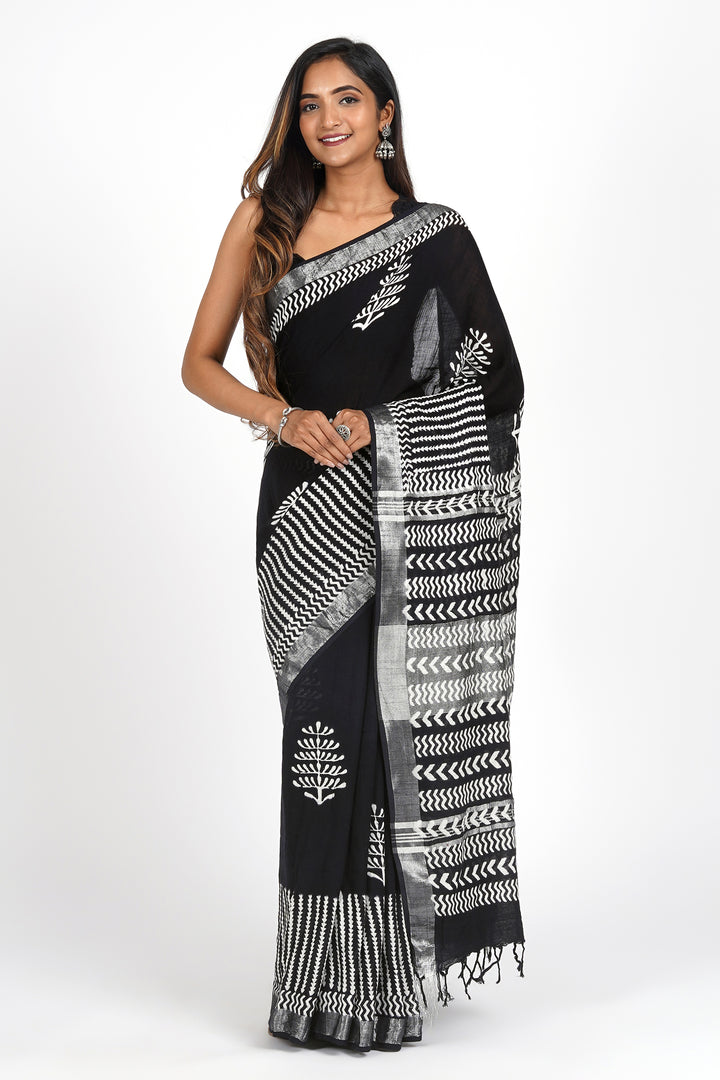 Teejh Radha Linen Saree