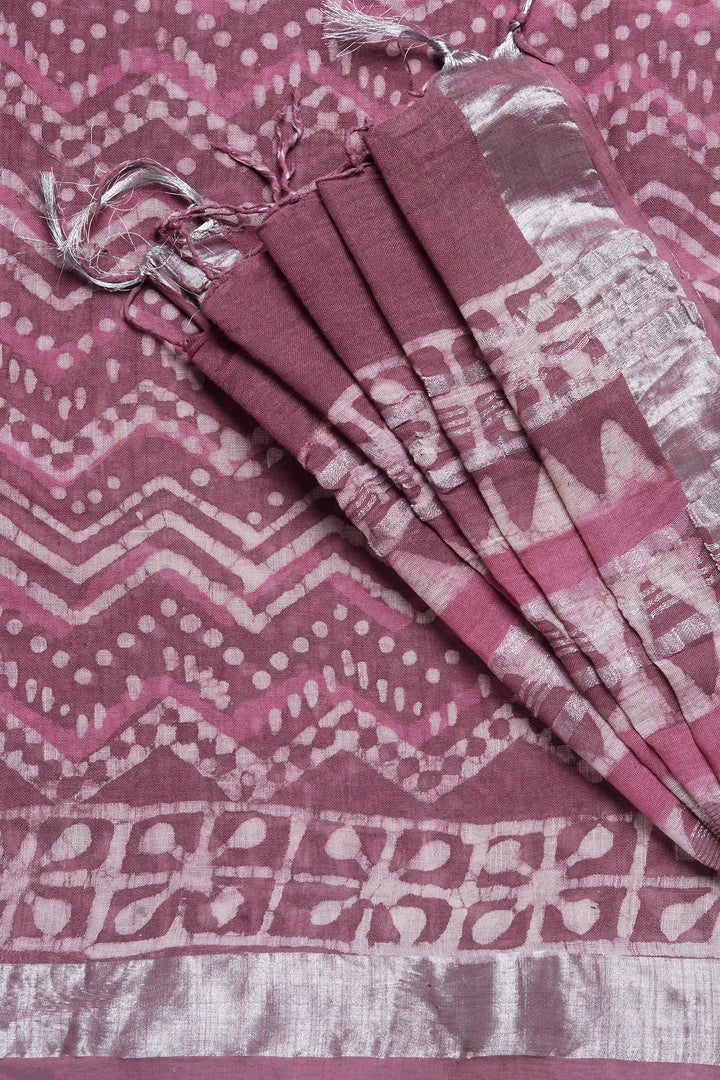 Teejh Mohini Linen Saree