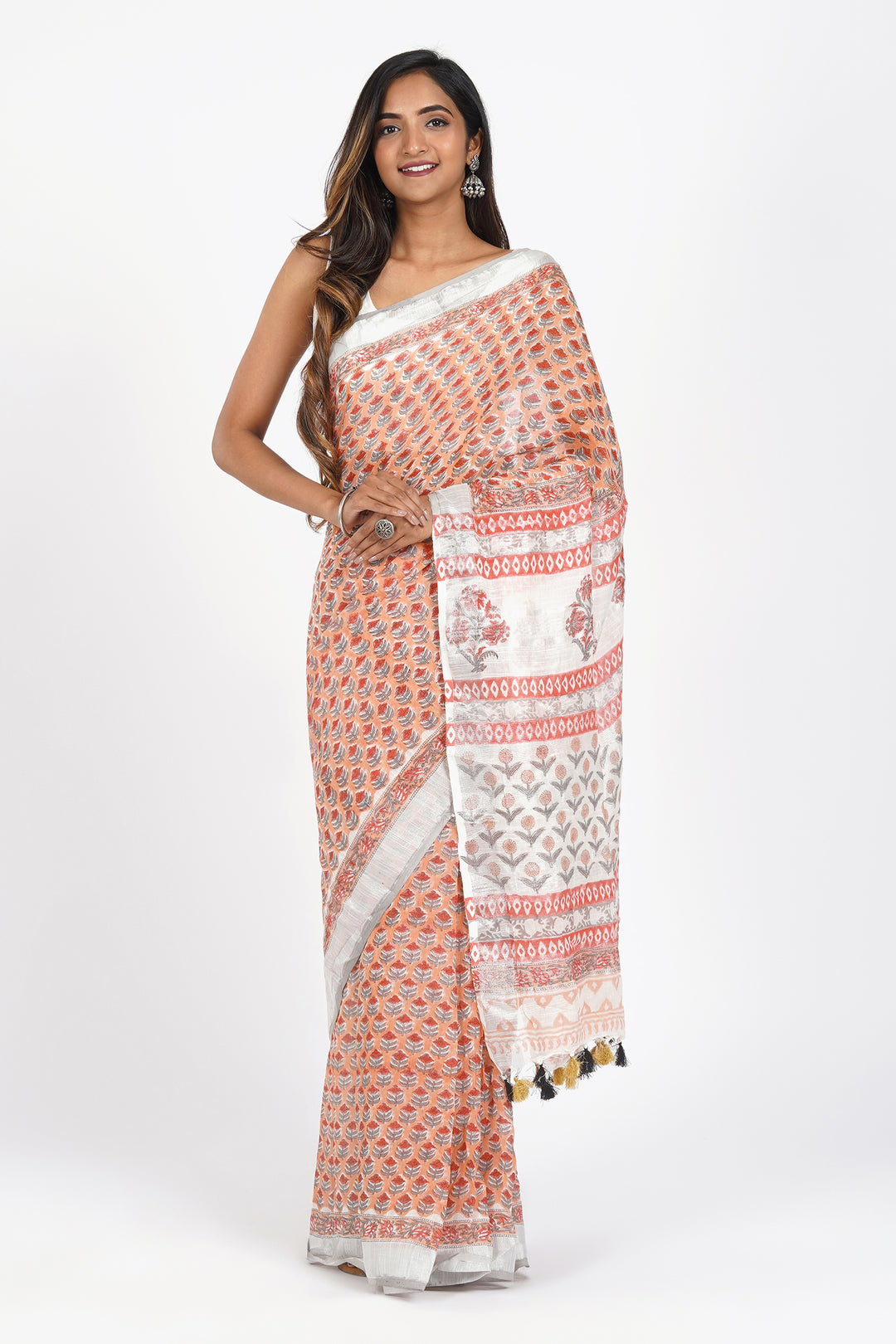 Teejh Urmila Linen Saree