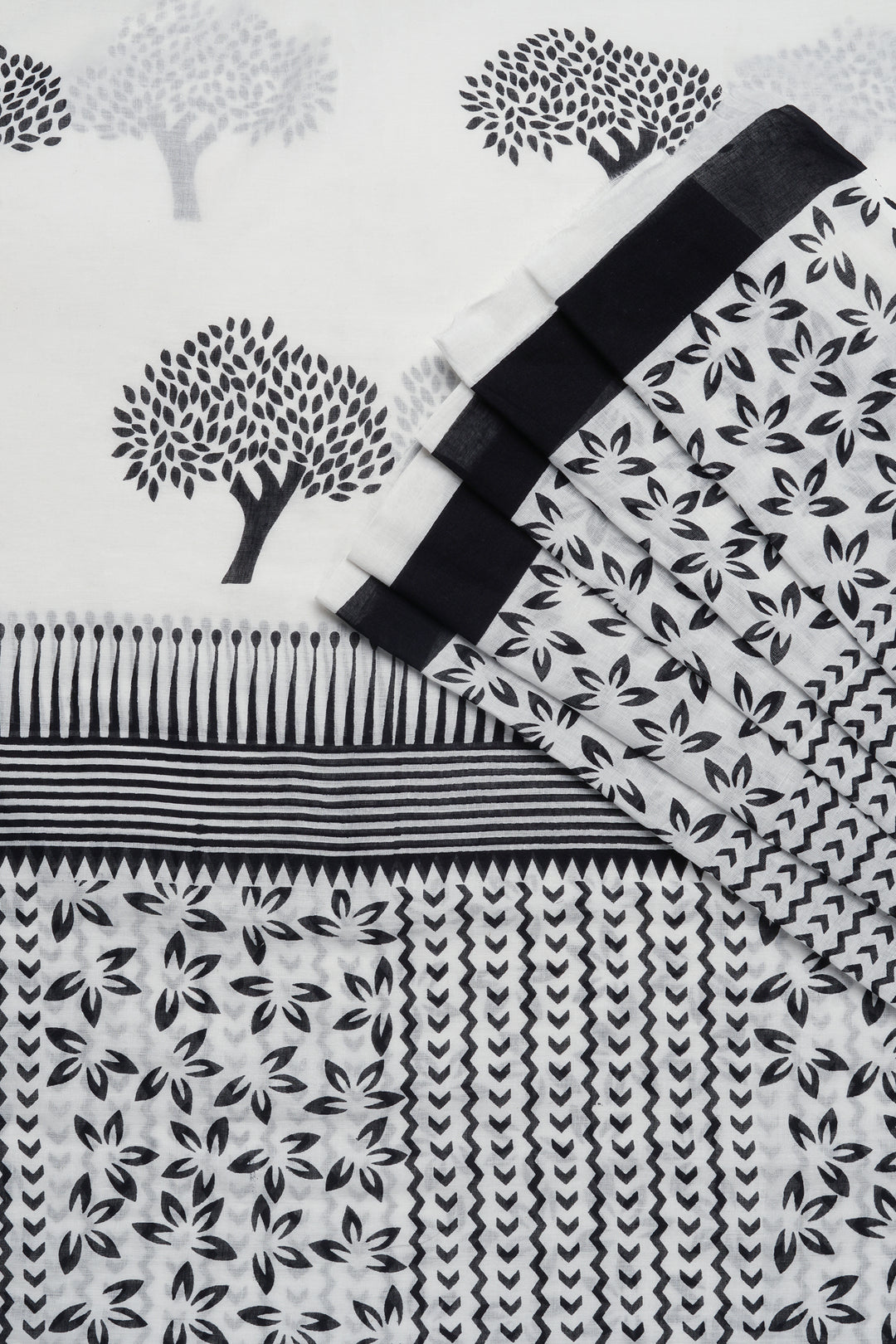 Teejh Sharada Mulmul Cotton Saree