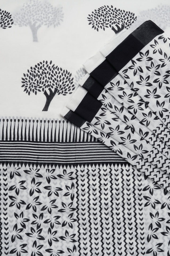 Teejh Sharada Mulmul Cotton Saree