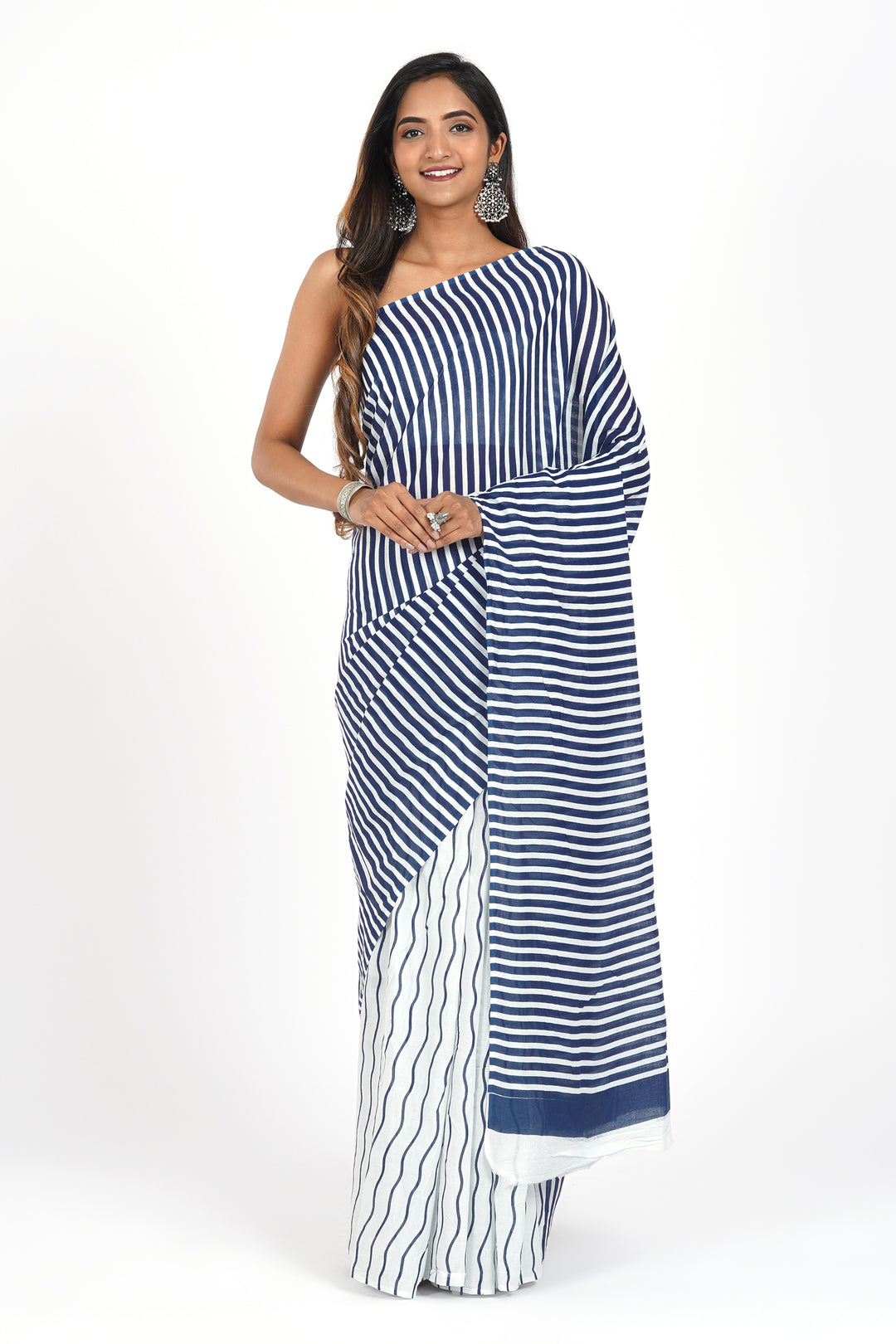 Teejh Vasanti Mulmul Cotton Saree