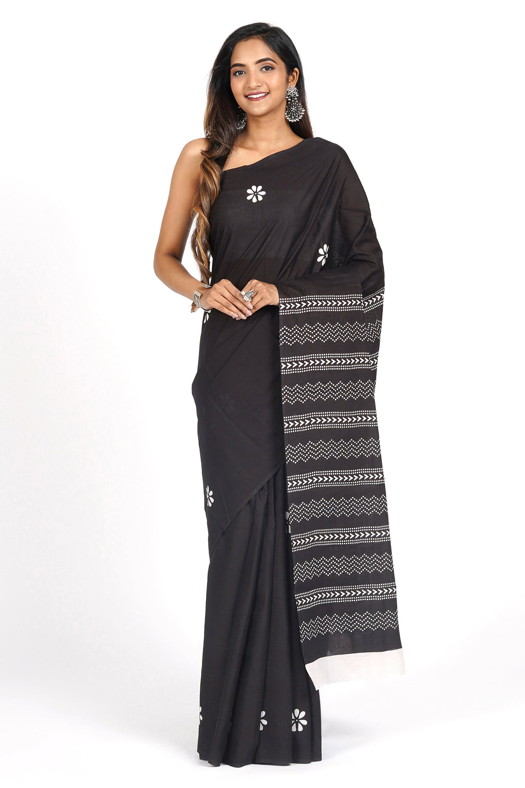 Teejh Shakuntala Mulmul Cotton Saree