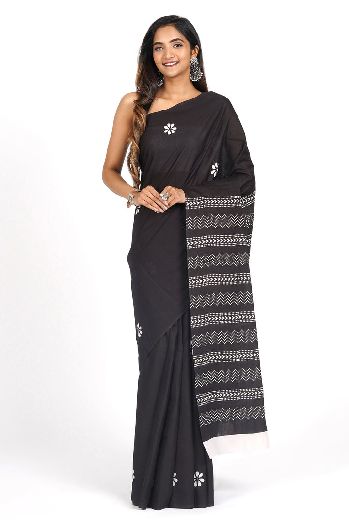 Teejh Shakuntala Mulmul Cotton Saree