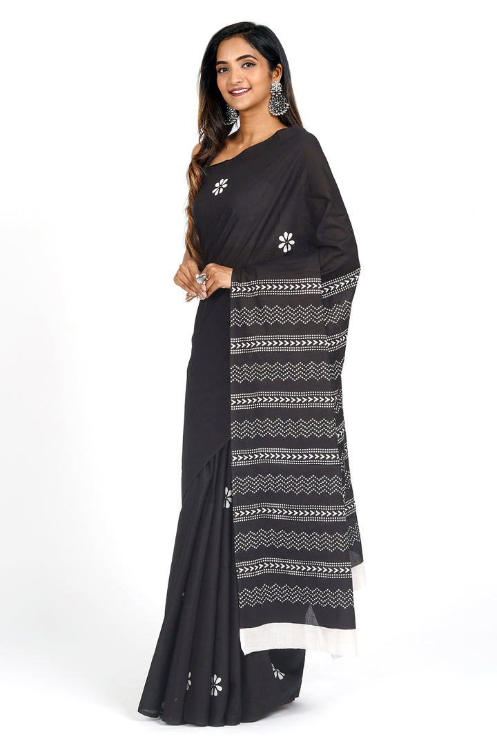 Teejh Shakuntala Mulmul Cotton Saree
