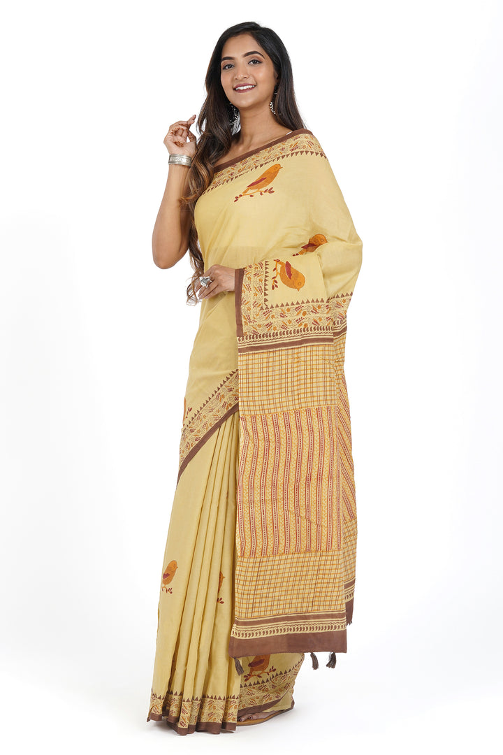 Teejh Vimala Mulmul Cotton Saree
