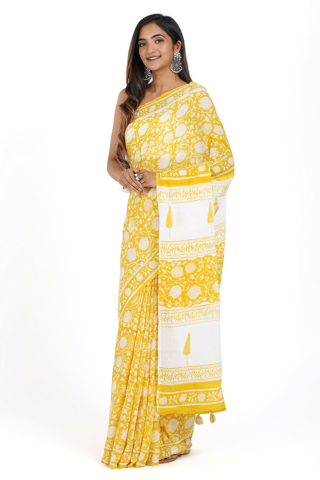 Teejh Sunita Mulmul Cotton Saree
