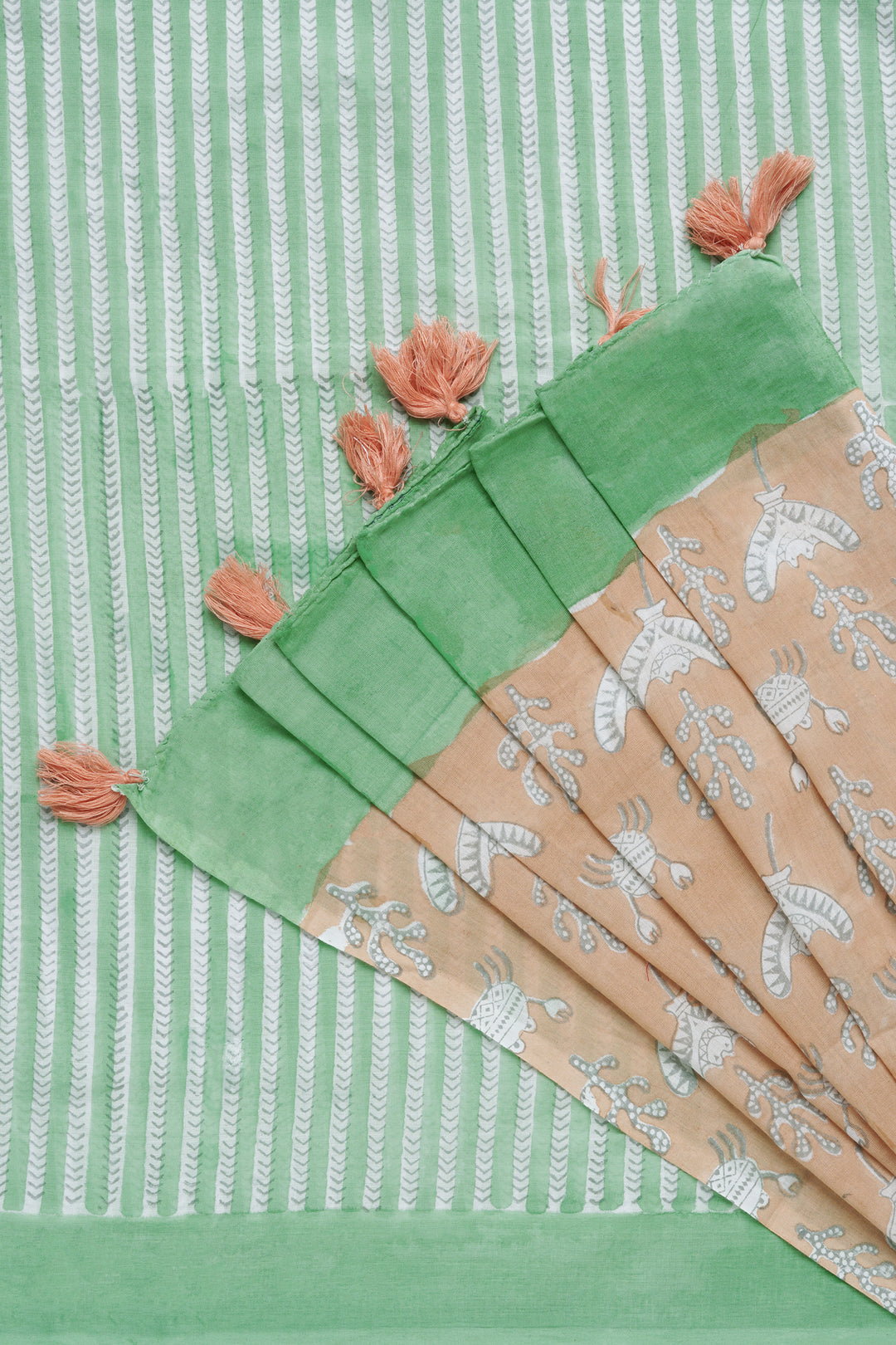 Teejh Sushma Mulmul Cotton Saree