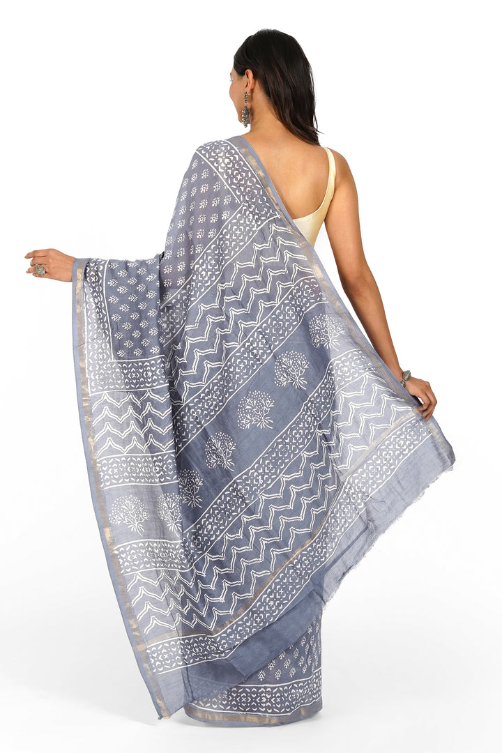 Teejh Pritha Chanderi Saree