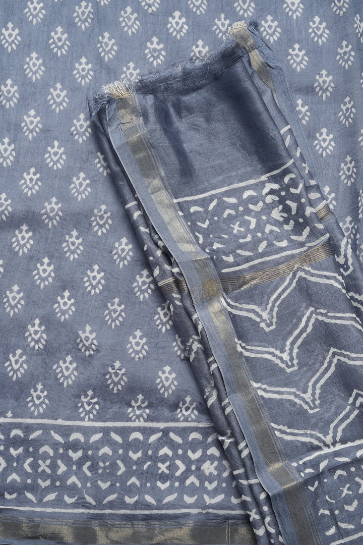 Teejh Pritha Chanderi Saree