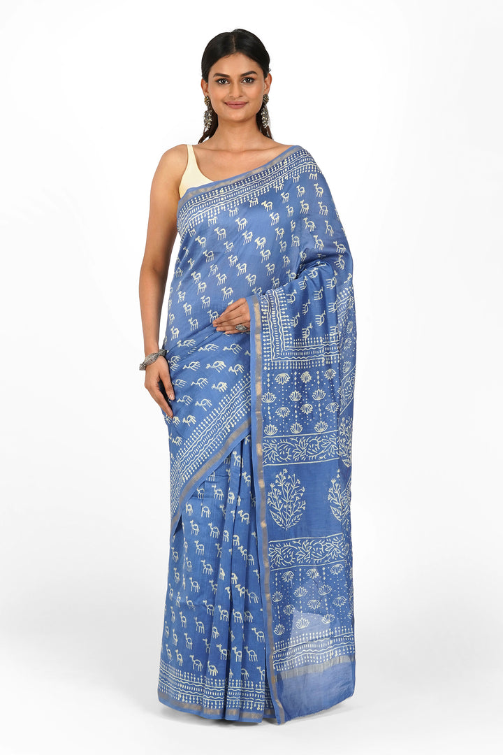 Teejh Anasuya Chanderi Saree