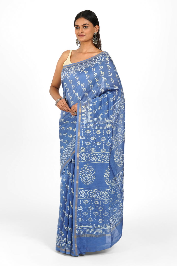 Teejh Anasuya Chanderi Saree