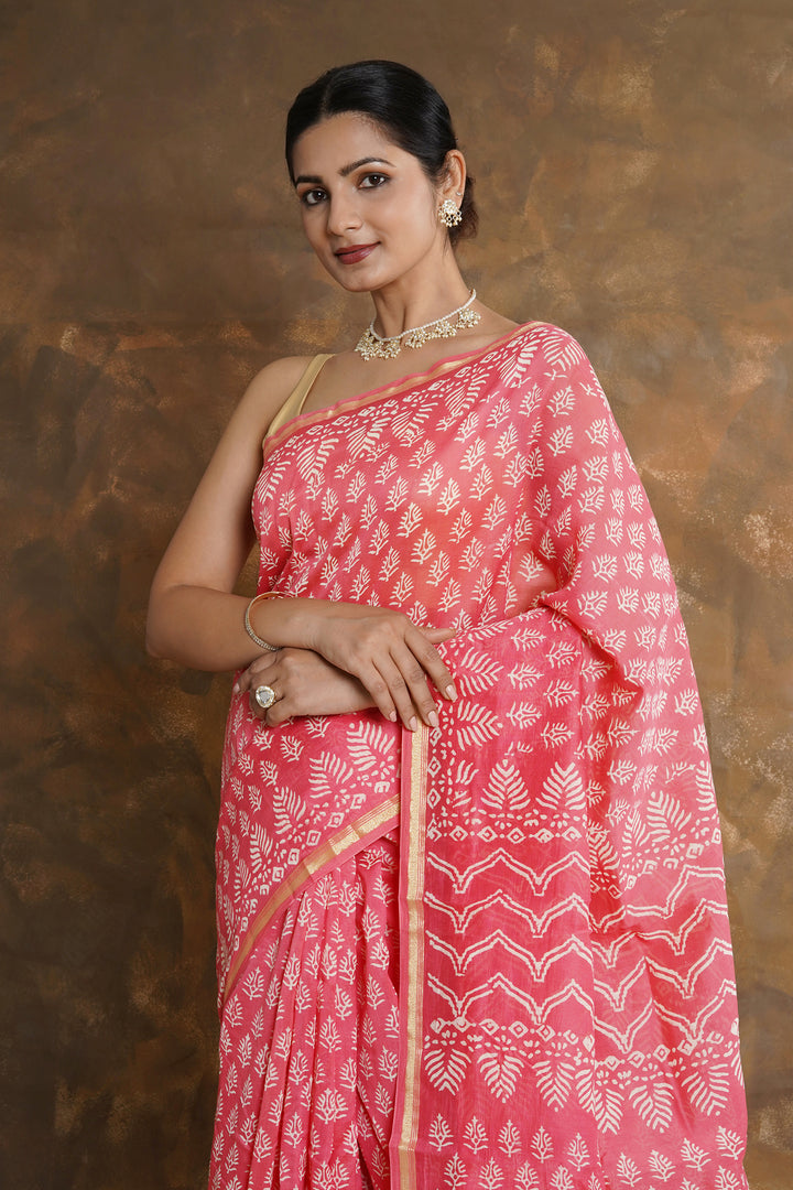 Teejh Manorama Chanderi Saree