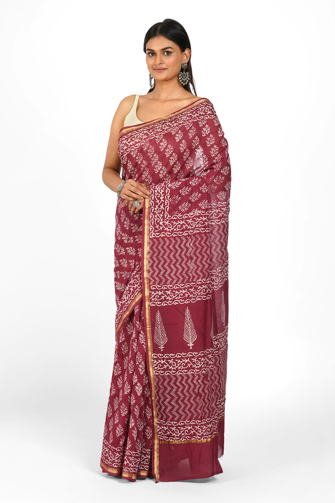 Teejh Devyani Chanderi Saree