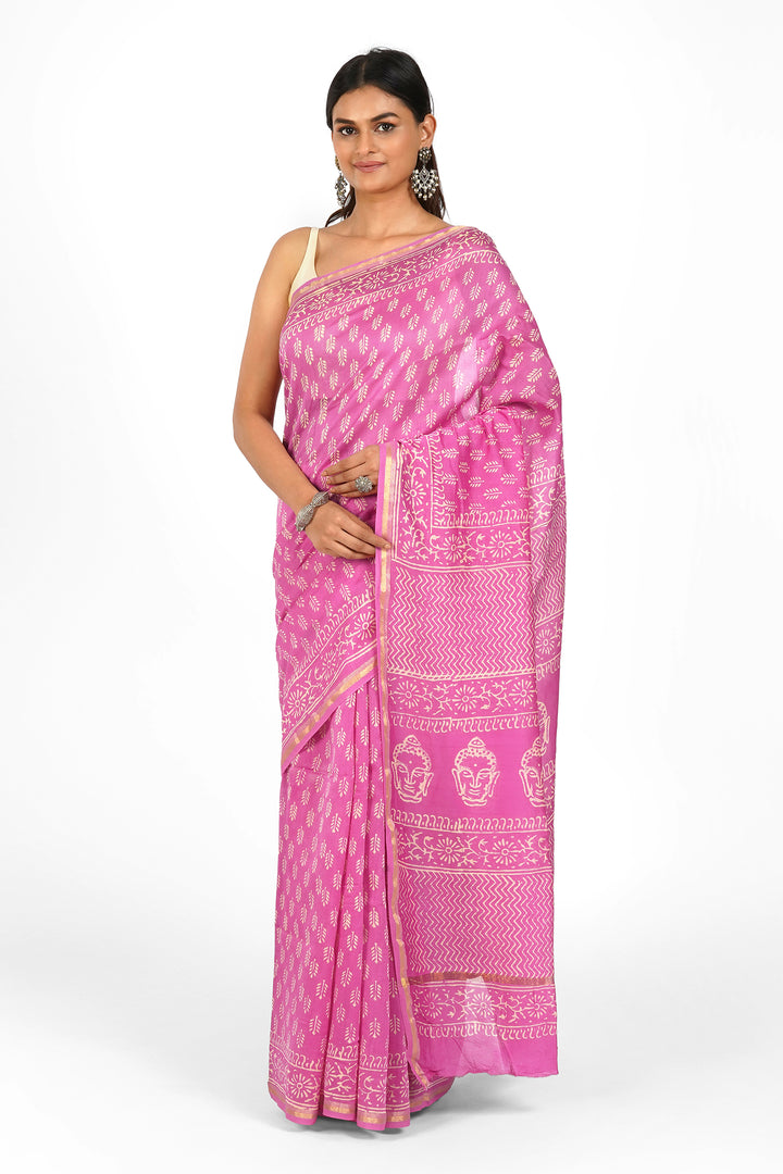 Teejh Smriti Chanderi Saree