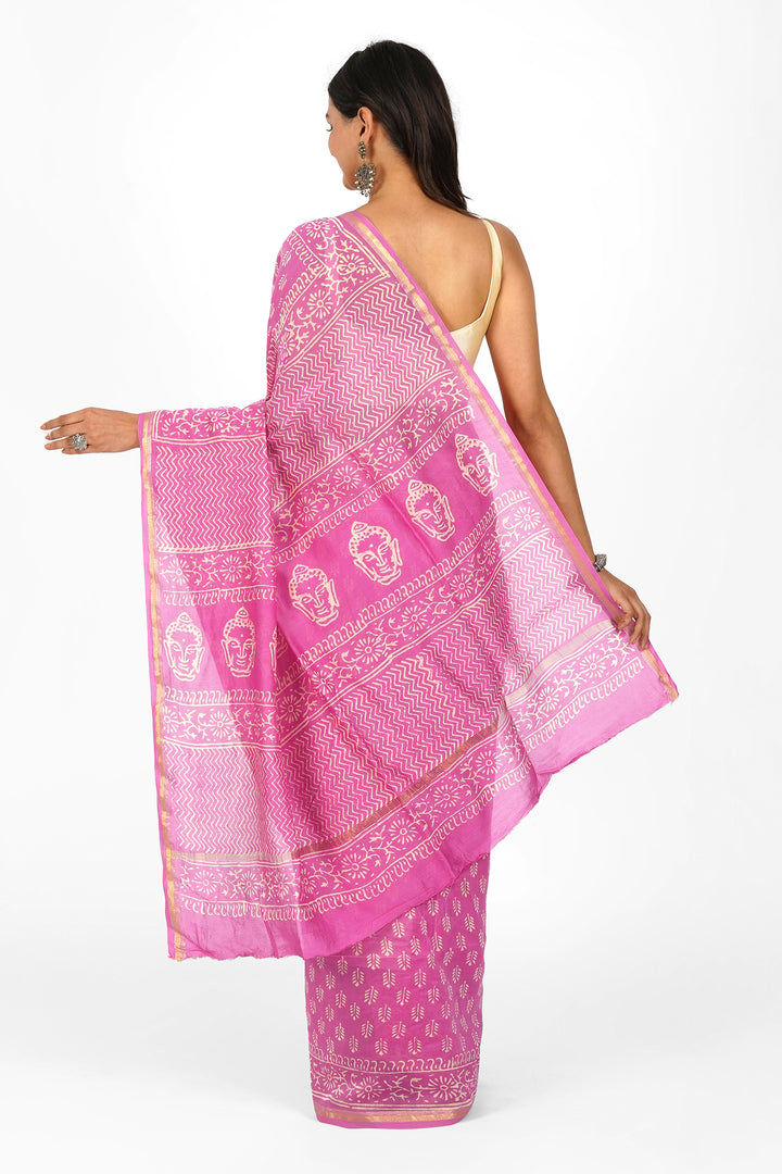 Teejh Smriti Chanderi Saree