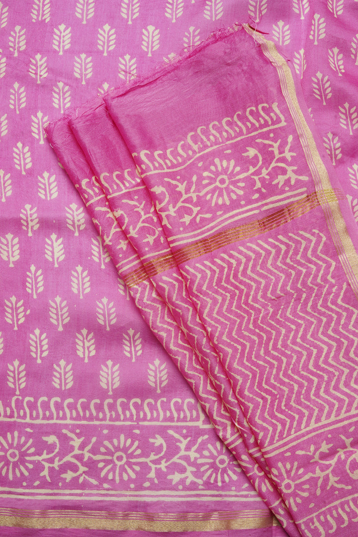 Teejh Smriti Chanderi Saree