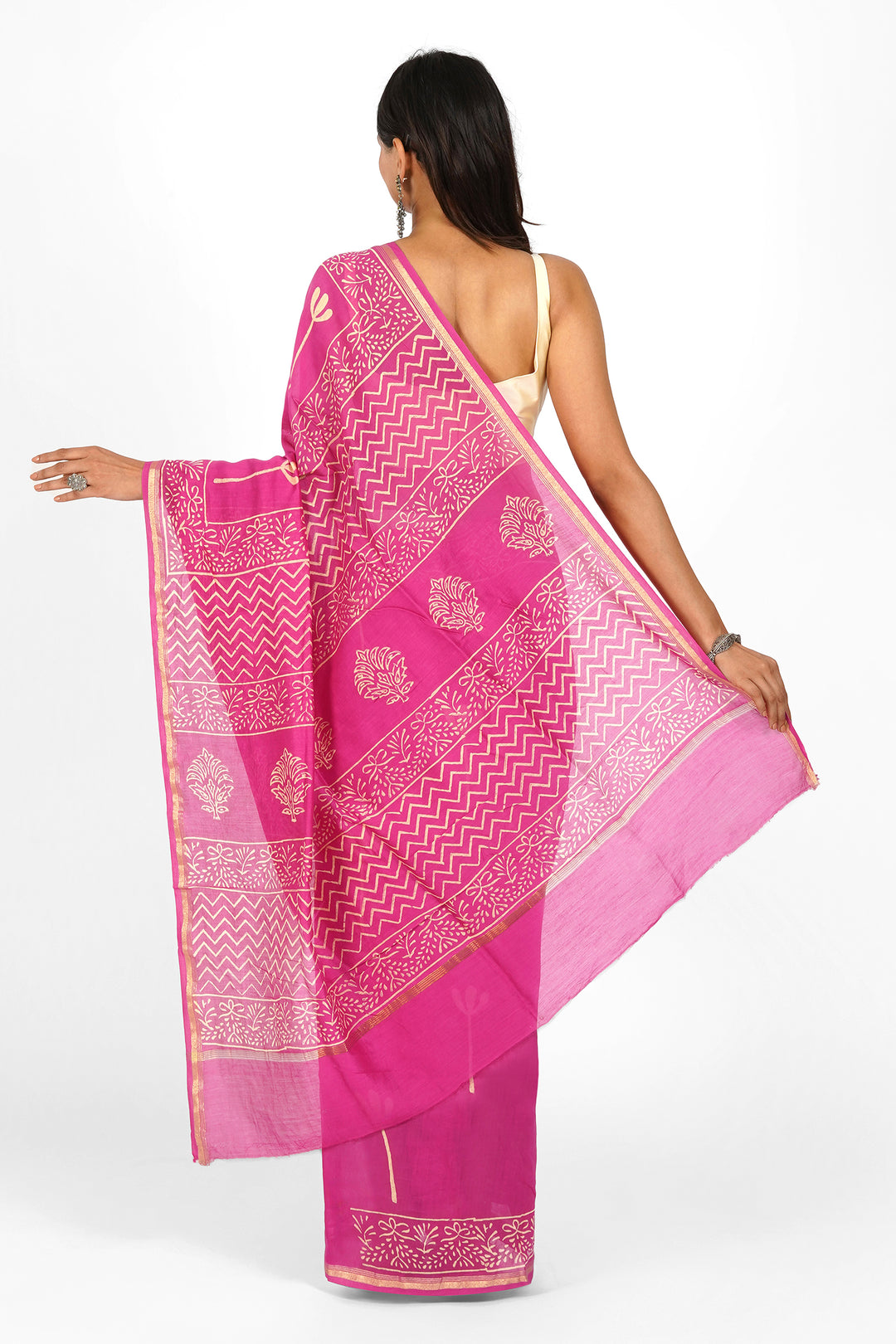 Teejh Sridevi Chanderi Saree