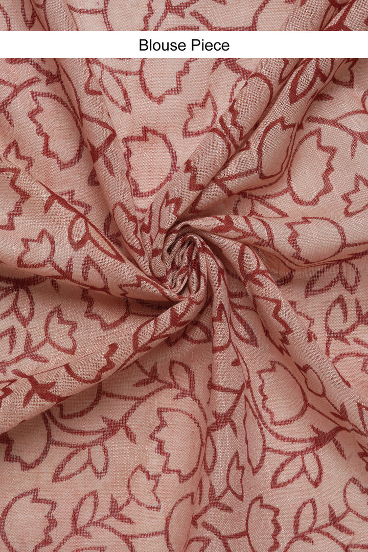 Teejh Ethereal Linen Saree