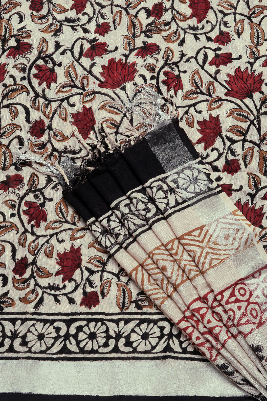 Teejh Rustic Rosewater Saree
