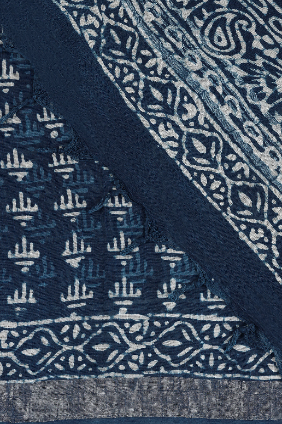 Teejh Ethereal Navy Saree