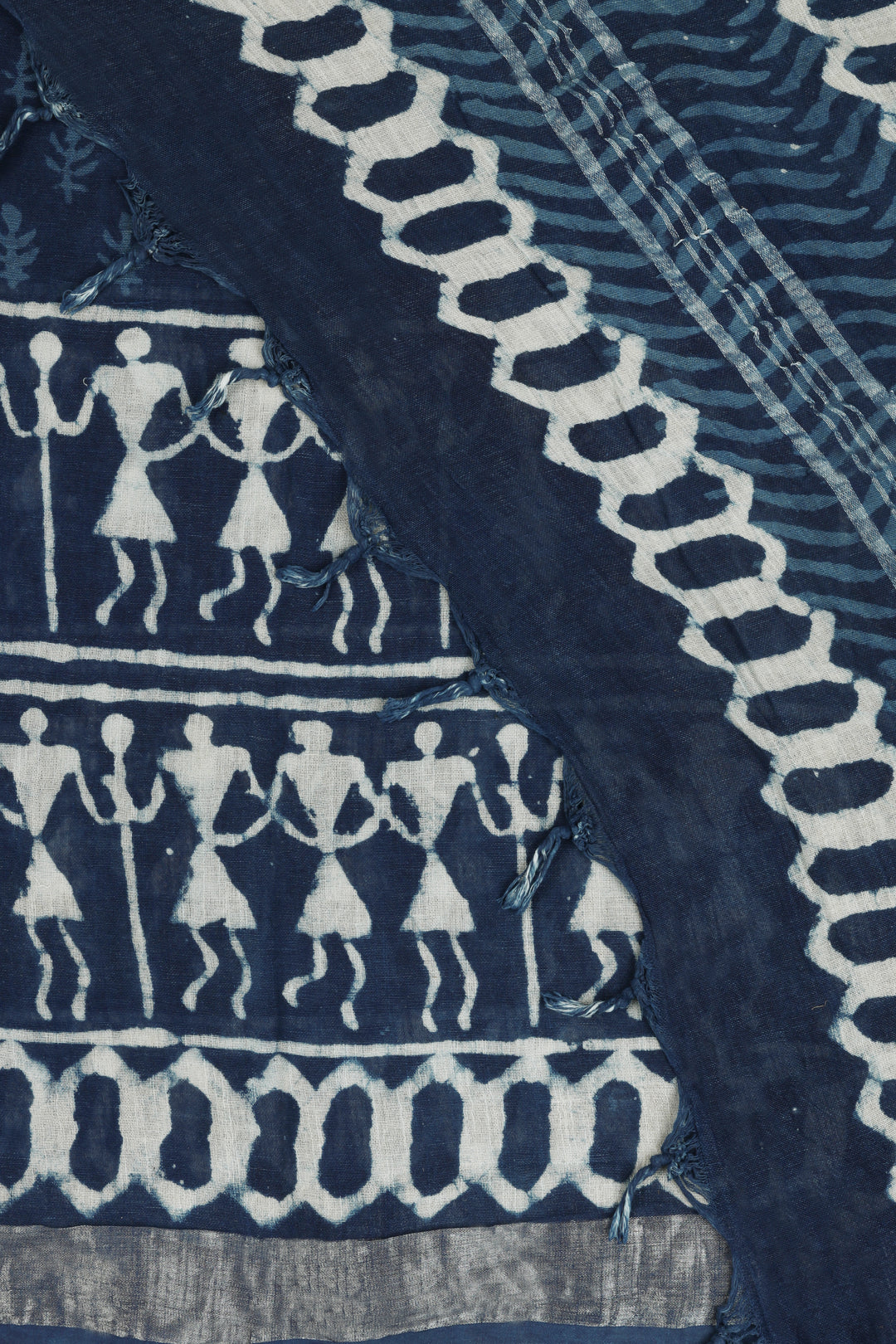 Teejh Maritime Linen Saree