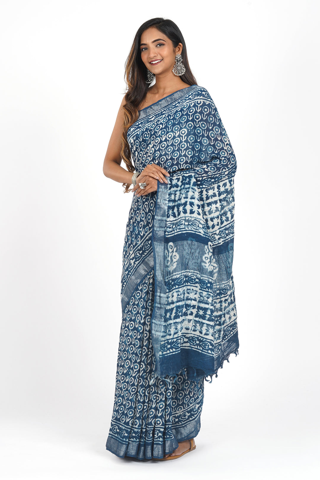 Teejh Velvet Nightfall Saree