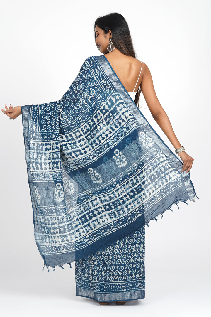 Teejh Velvet Nightfall Saree