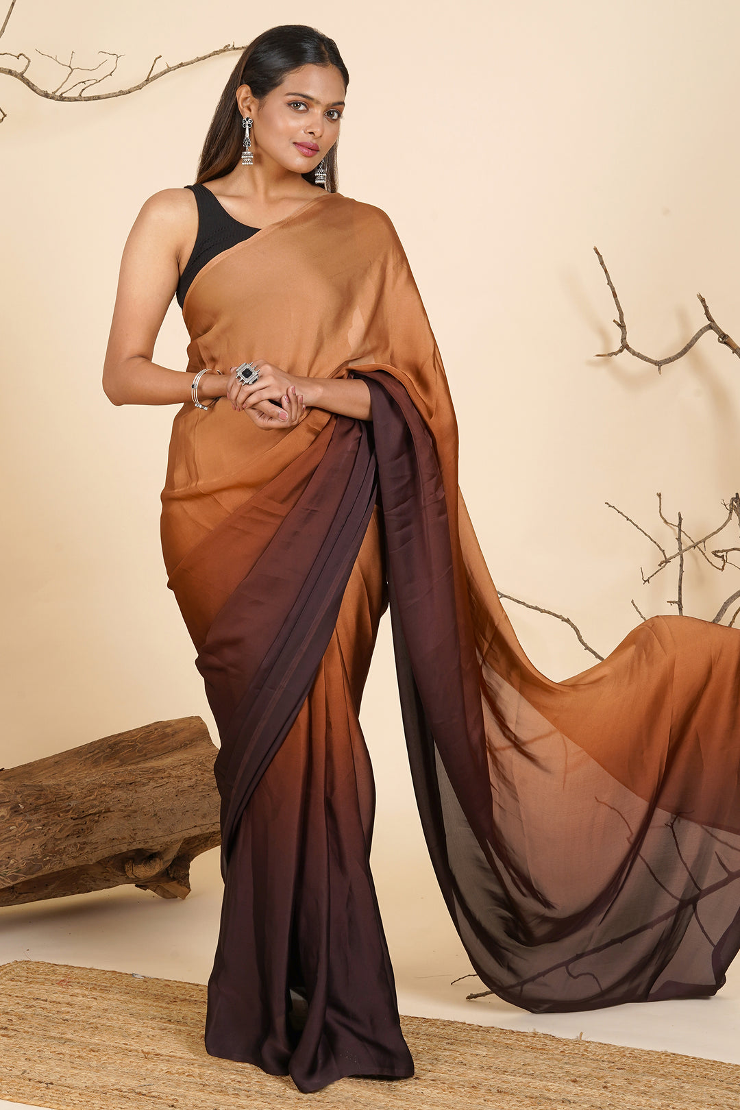 Teejh Azure Dreams Pre-Draped Saree